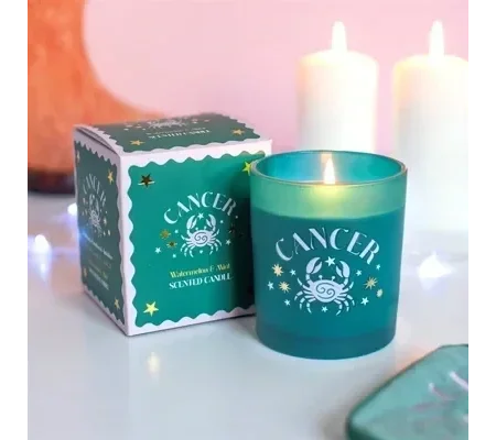 Zodiac Zest Cancer Watermelon & Mint Candle