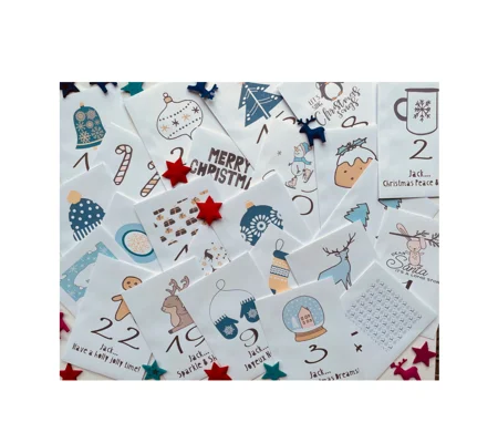 Personalised DIY Advent Calendar Envelopes