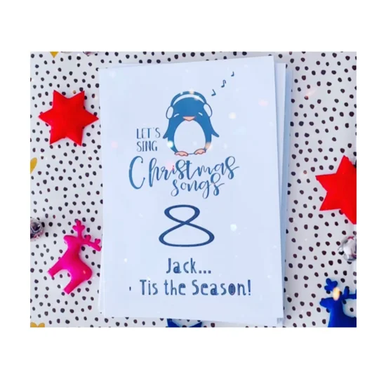 Personalised DIY Advent Calendar Envelopes