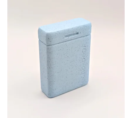 Travel Pill Bottle - Pale Blue