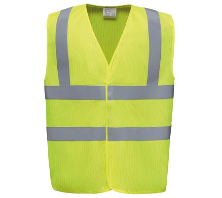 Yoko Hi-vis flame-retardant anti-static waistcoat (HVW100ASFR)