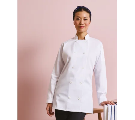 Premier Women's long sleeve chef's jacket