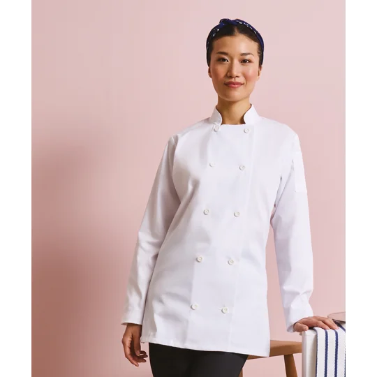 Premier Women's long sleeve chef's jacket