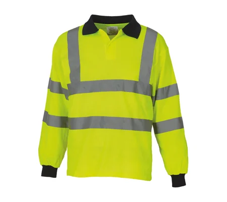 Yoko Hi-vis long sleeve polo (HVJ310)