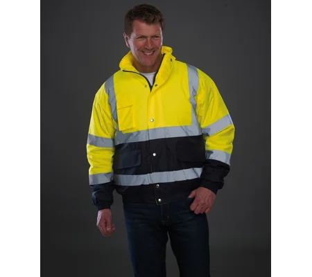 Yoko Hi-vis two-tone bomber jacket (HVP218)