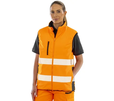 Result Safeguard Reversible soft padded gilet