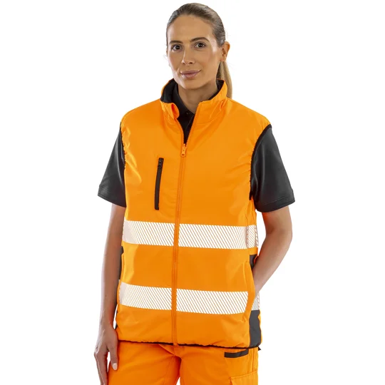 Result Safeguard Reversible soft padded gilet