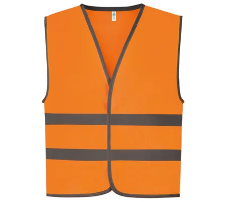 Yoko Hi-vis reflective border kids waistcoat (HVW102CH)