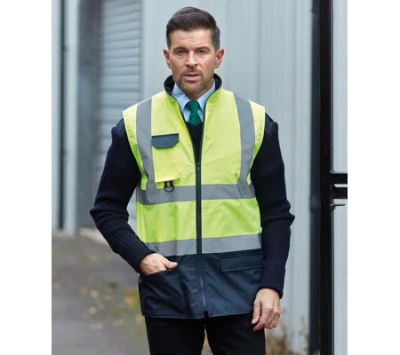 Yoko Hi-vis padded bodywarmer (HV005)