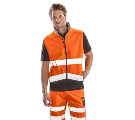 Result Safeguard Printable safety softshell gilet