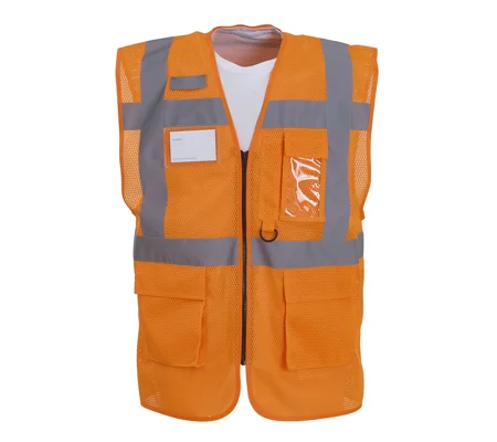 Yoko Hi-vis top cool open-mesh executive waistcoat (HVW820)