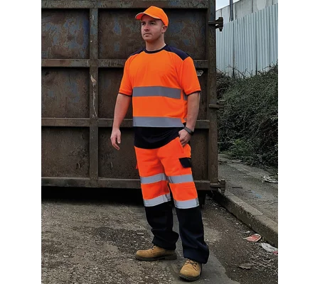 Yoko Hi-vis two-tone t-shirt (HVJ400)