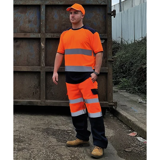 Yoko Hi-vis two-tone t-shirt (HVJ400)