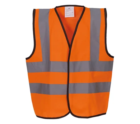 Yoko Kids hi-vis 2 b&b waistcoat (HVW100CH)