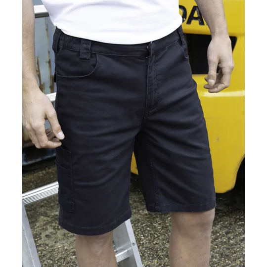 Result Workguard Super-stretch slim chino shorts