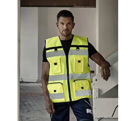 Yoko Hi-vis ripstop tool vest (HVW108)