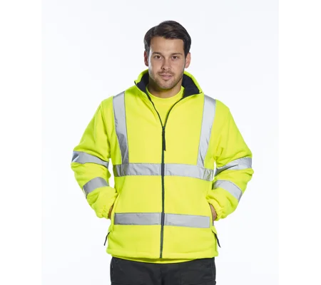 Portwest Hi-vis mesh-lined fleece (F300)