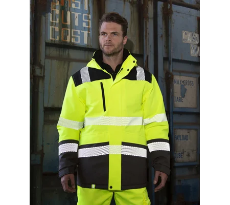 Result Safeguard Printable softshell safety coat