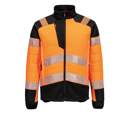Portwest PW3 Hi-vis hybrid baffle jacket (T170)
