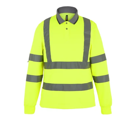 Regatta High Visibility Hi-vis Pro contract long sleeve polo