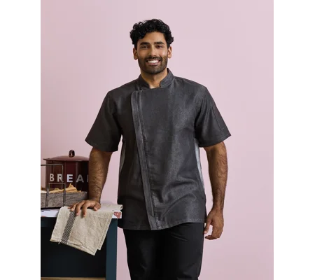 Premier Chef's zip-close short sleeve jacket