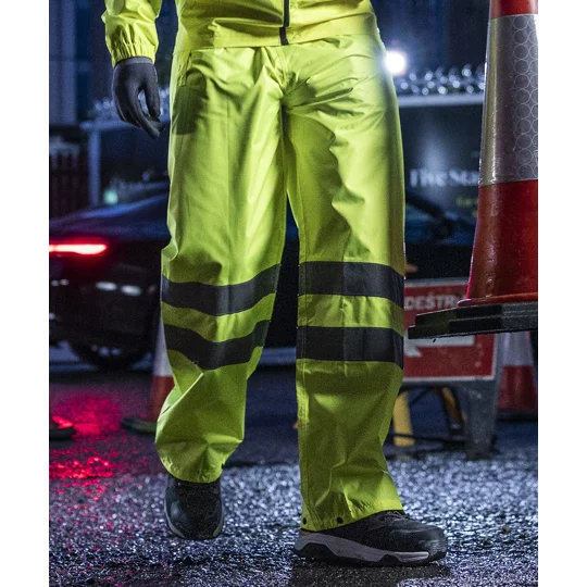 Regatta High Visibility Hi-vis pro pack-away trousers