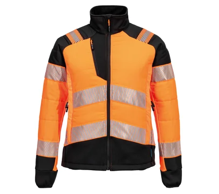 Portwest Women’s PW3 Hi-vis hybrid baffle jacket (T171)