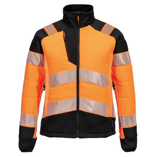 Portwest Women’s PW3 Hi-vis hybrid baffle jacket (T171)