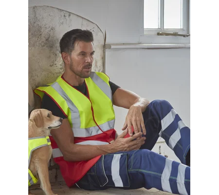 Yoko Hi-vis two-tone waistcoat (HVW122)