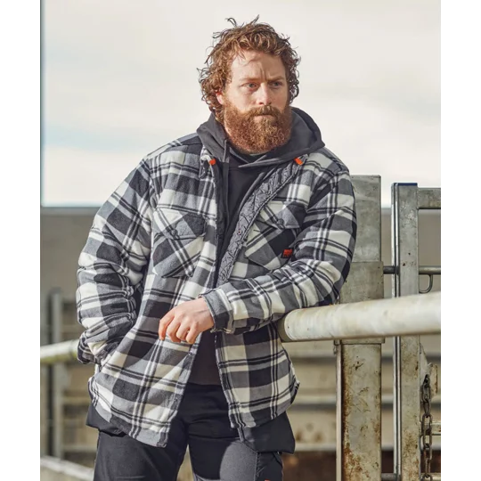Scruffs Worker padded checked shirt
