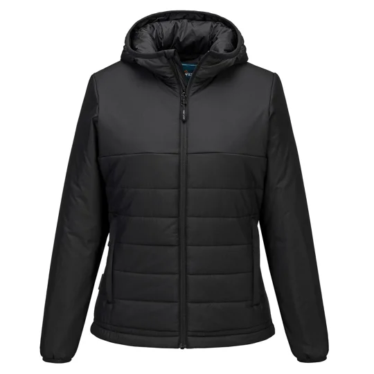 Portwest Women’s professional hooded insulated baffle jacket (S613)