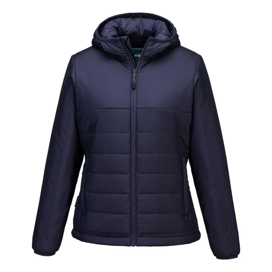 Portwest Women’s professional hooded insulated baffle jacket (S613)
