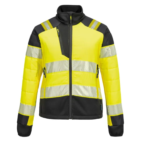 Portwest Women’s PW3 Hi-vis hybrid baffle jacket (T171)