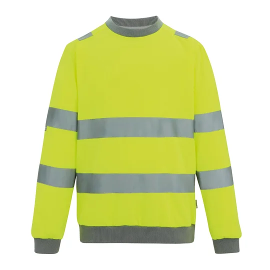 Regatta High Visibility Hi-vis Pro contrast crew neck sweatshirt