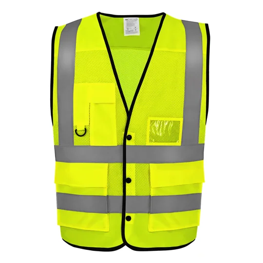 Yoko Hi-vis superior open mesh button waistcoat (HVW860)