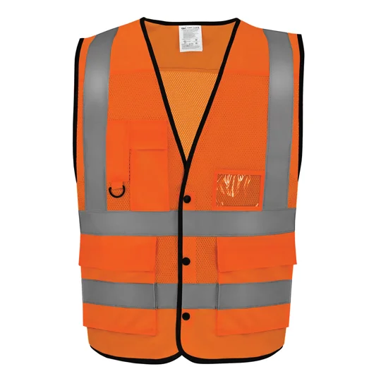 Yoko Hi-vis superior open mesh button waistcoat (HVW860)