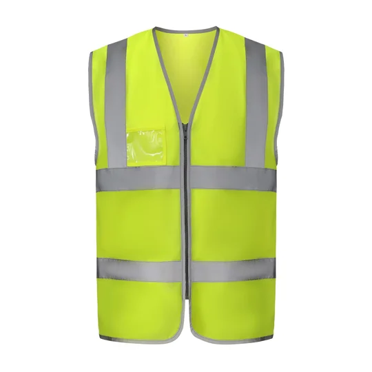 Yoko Hi-vis zip ID reflective border waistcoat (HVW103)