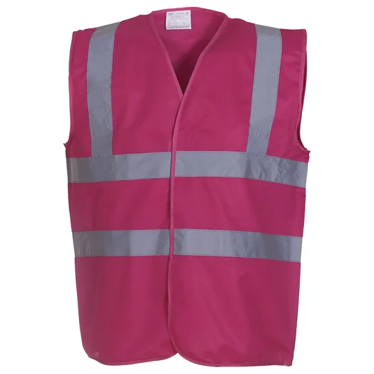 Yoko Hi-vis 2-band-and-braces waistcoat (HVW100)