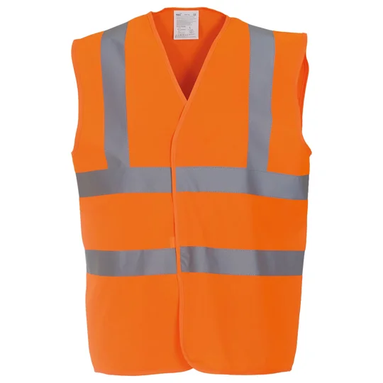 Yoko Hi-vis 2-band-and-braces waistcoat (HVW100)