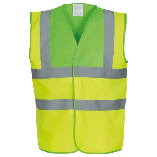Yoko Hi-vis 2-band-and-braces waistcoat (HVW100)