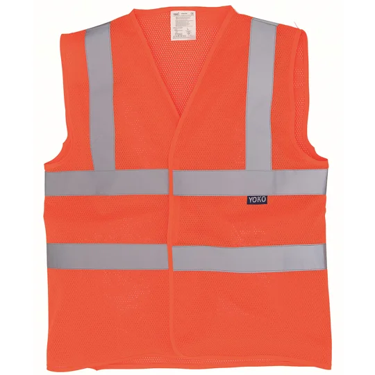 Yoko Top cool open mesh 2-band-and-braces waistcoat (HVW120)