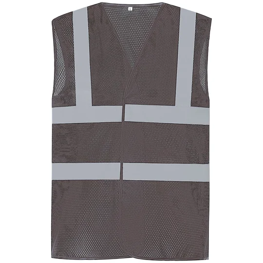 Yoko Top cool open mesh 2-band-and-braces waistcoat (HVW120)