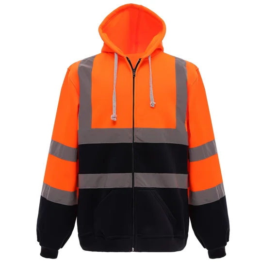 Yoko Hi-vis zip hoodie (HVK07)
