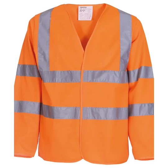 Yoko Hi-vis long sleeve waistcoat (HVJ200)