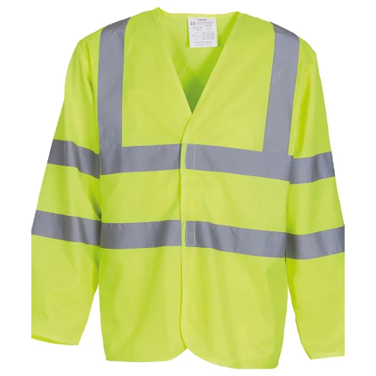Yoko Hi-vis long sleeve waistcoat (HVJ200)