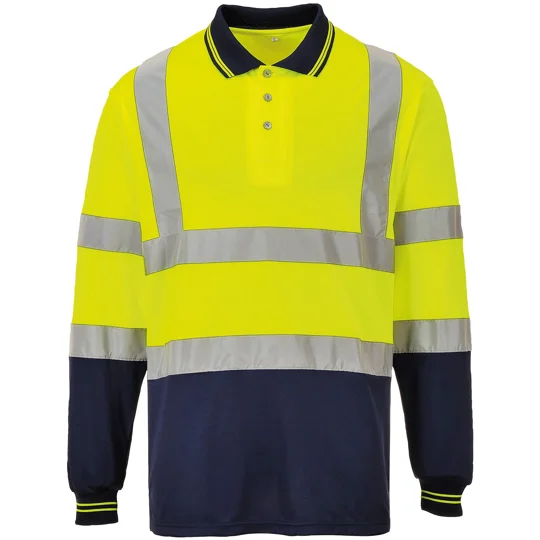 Portwest Two-tone long sleeve polo (S279)