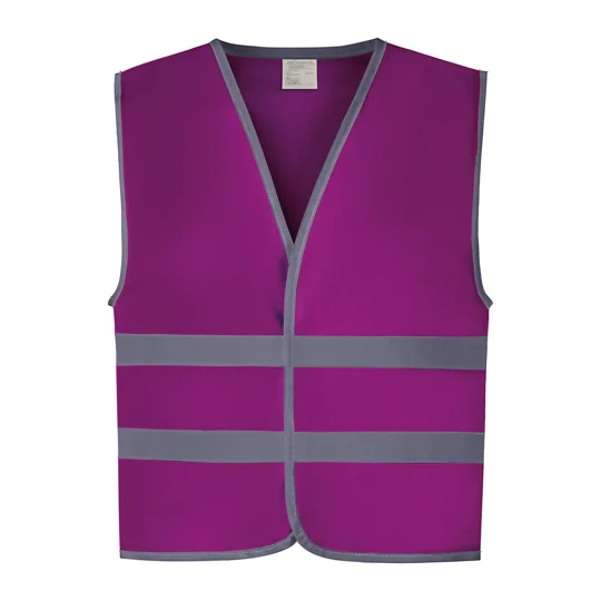 Yoko Hi-vis reflective border kids waistcoat (HVW102CH)