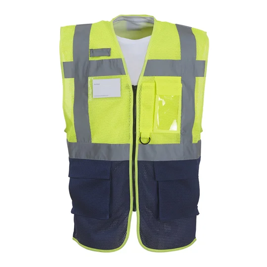 Yoko Hi-vis top cool open-mesh executive waistcoat (HVW820)