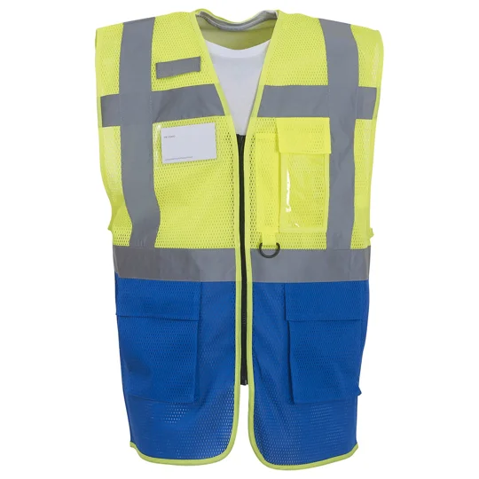 Yoko Hi-vis top cool open-mesh executive waistcoat (HVW820)