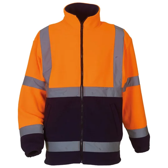 Yoko Hi-vis heavyweight fleece jacket (HVK08)